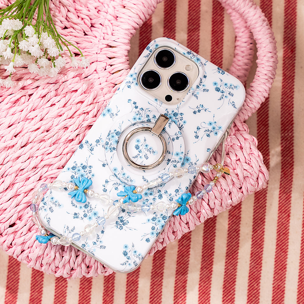 Velvet Caviar - Floral MagSafe iPhone 15 Pro Case - French Blue_5
