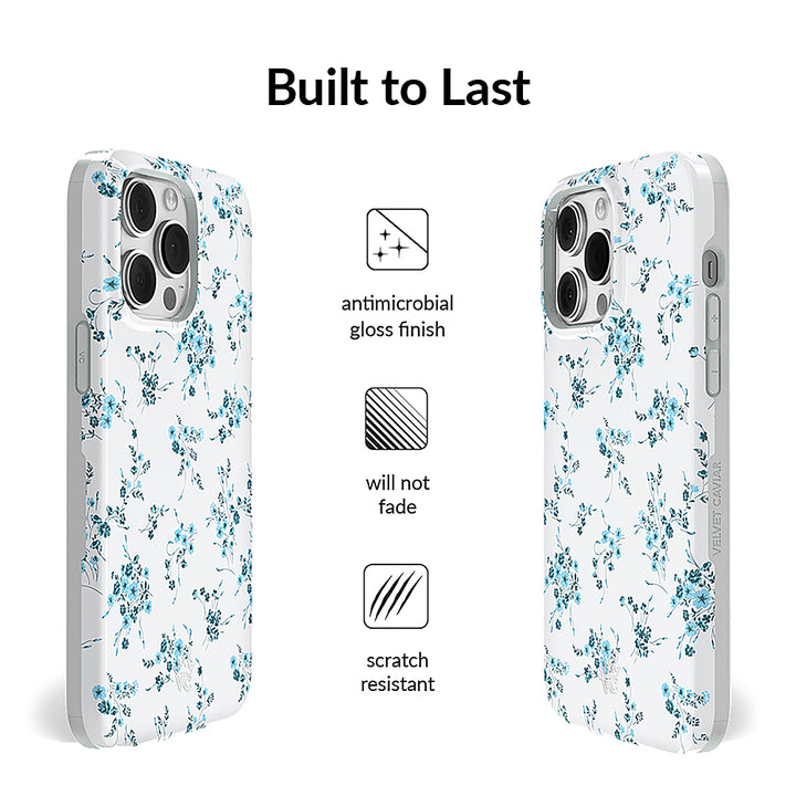 Velvet Caviar - Floral MagSafe iPhone 15 Pro Case - French Blue_9