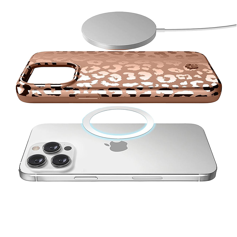 Velvet Caviar - MagSafe iPhone 15 Pro Max Case - Bronze Chrome Leopard_2