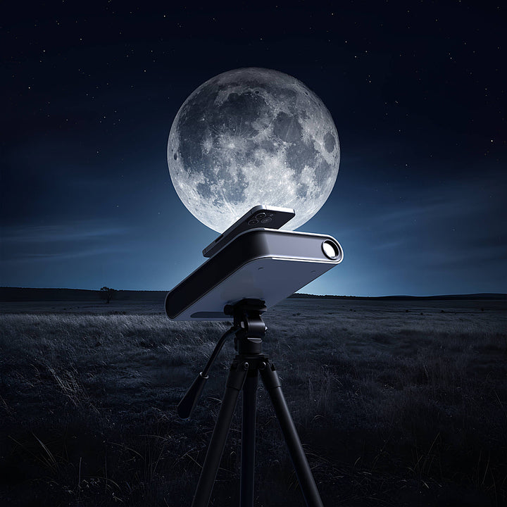 Vaonis Hestia Smartphone-Based Telescope with Full-Size Tripod and Solar Filter - Black_8