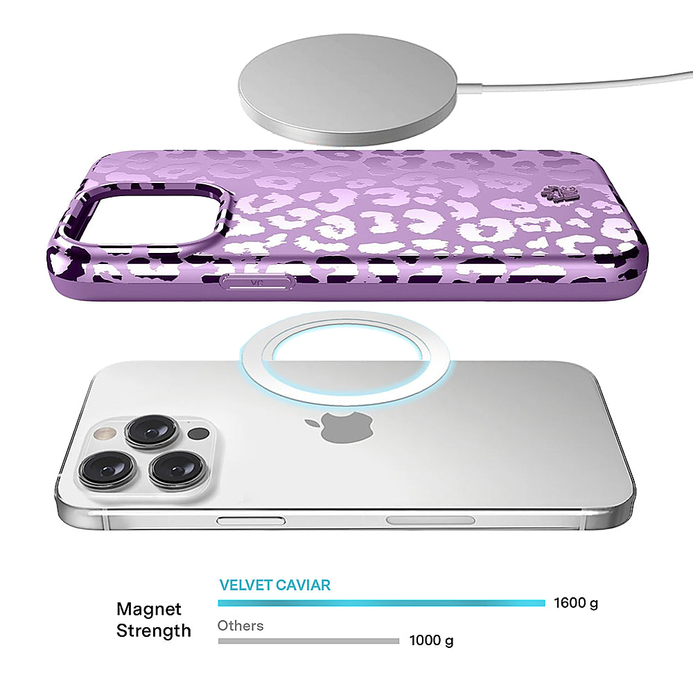 Velvet Caviar - MagSafe iPhone 15 Pro Max Case - Amethyst Leopard_2