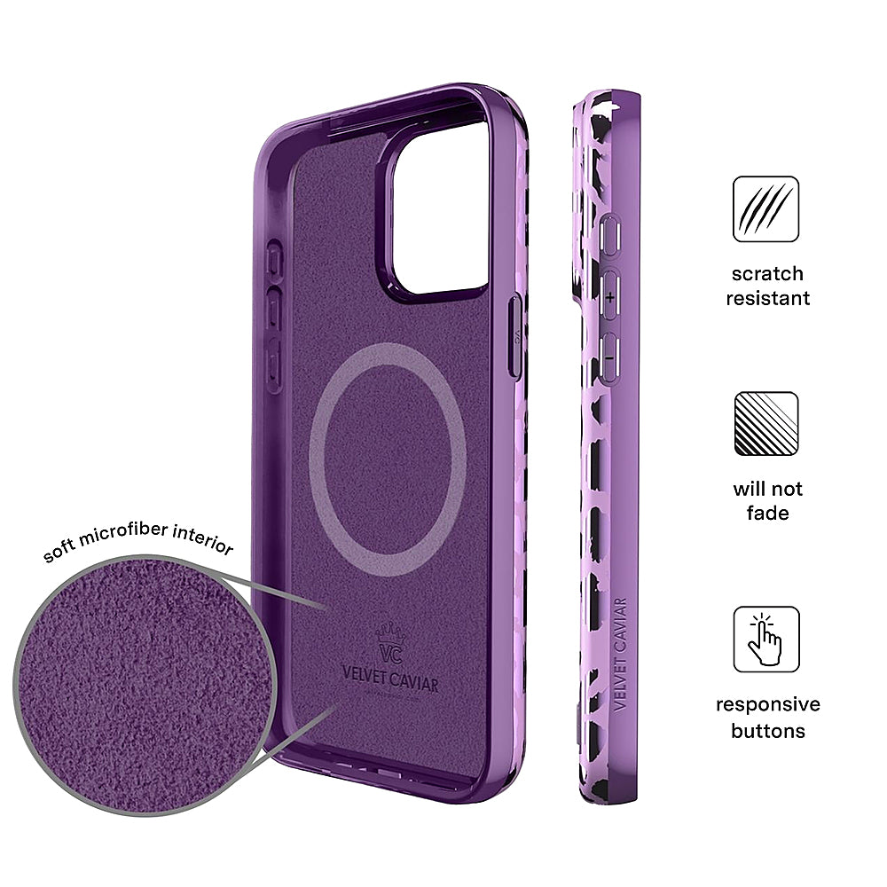 Velvet Caviar - MagSafe iPhone 15 Pro Max Case - Amethyst Leopard_5