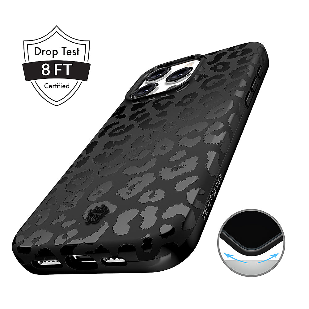 Velvet Caviar - MagSafe iPhone 15 Pro Max Case - Black Leopard_1