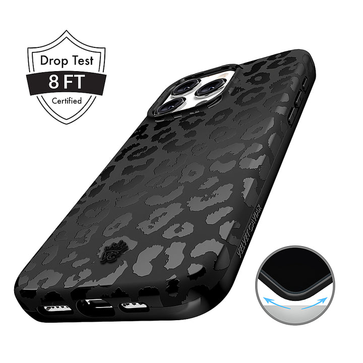 Velvet Caviar - MagSafe iPhone 15 Pro Case - Black Leopard_1