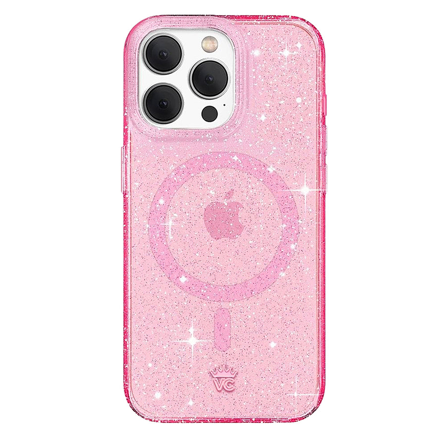 Velvet Caviar - MagSafe iPhone 15 Pro Max Case - Pink Stardust Glitter_0