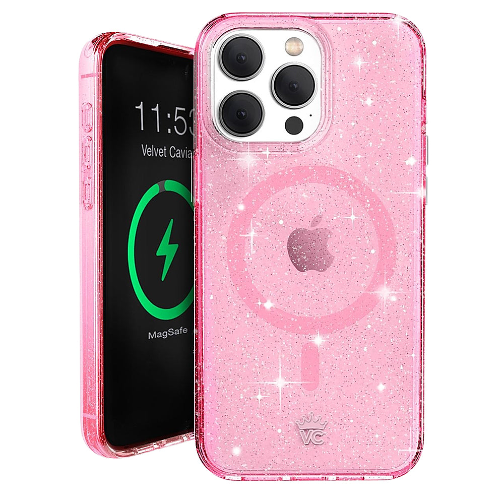 Velvet Caviar - MagSafe iPhone 15 Pro Max Case - Pink Stardust Glitter_3