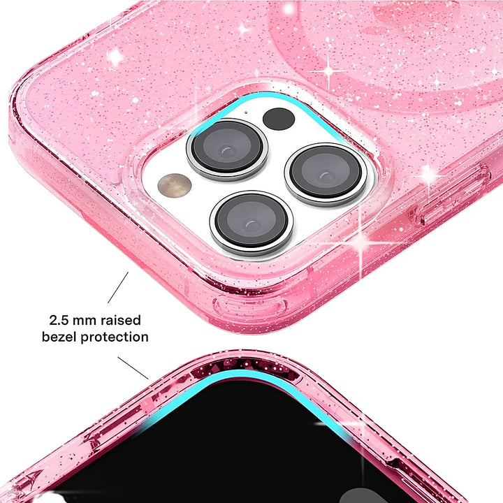 Velvet Caviar - MagSafe iPhone 15 Pro Max Case - Pink Stardust Glitter_6