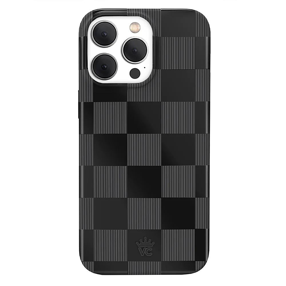 Velvet Caviar - Checkered MagSafe iPhone 15 Pro Case - Noir Vibe_0