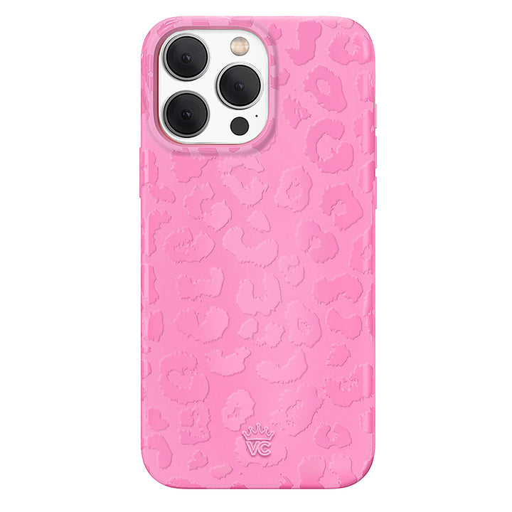 Velvet Caviar - MagSafe iPhone 15 Pro Case - Hot Pink Leopard_0