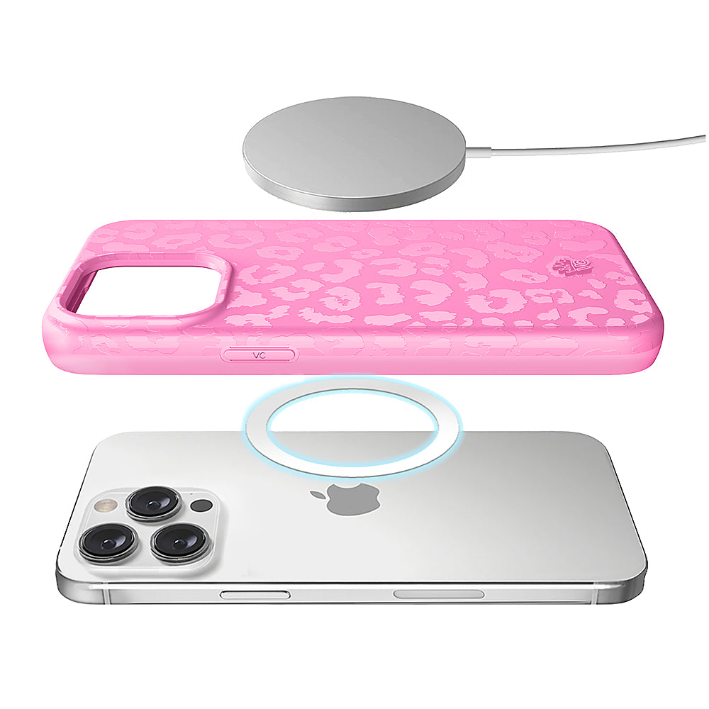 Velvet Caviar - MagSafe iPhone 15 Pro Case - Hot Pink Leopard_2