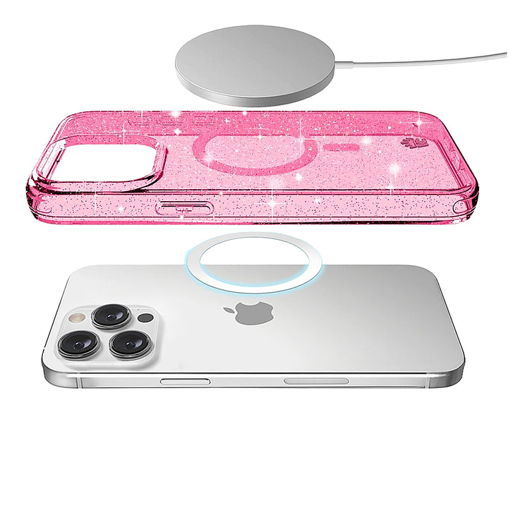 Velvet Caviar - MagSafe iPhone 15 Pro Case - Pink Stardust Glitter_2