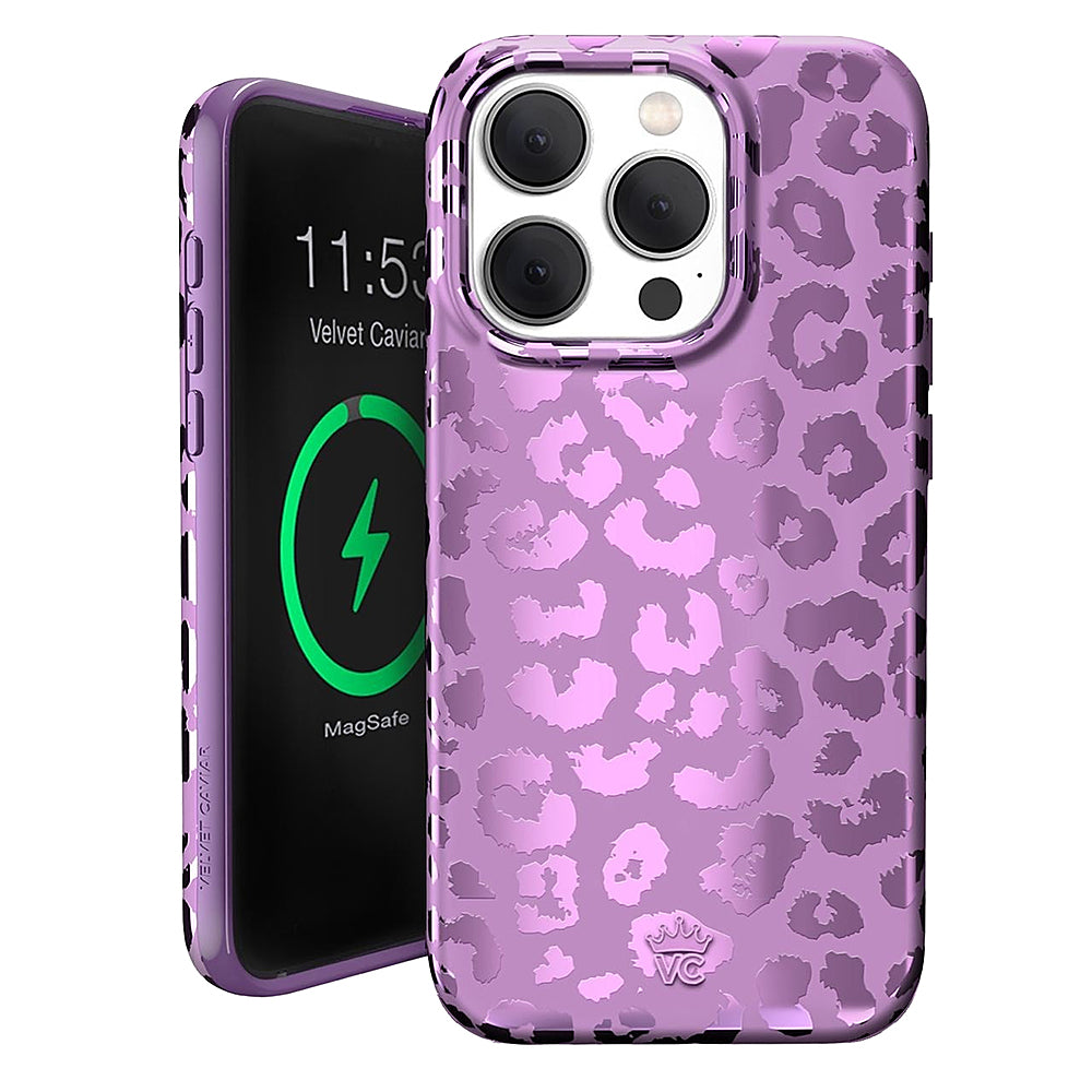 Velvet Caviar - MagSafe iPhone 15 Pro Case - Amethyst Leopard_3