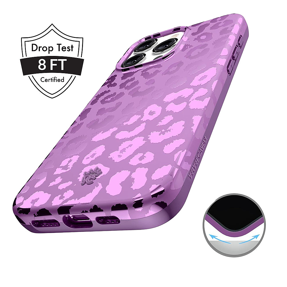 Velvet Caviar - MagSafe iPhone 15 Pro Case - Amethyst Leopard_1