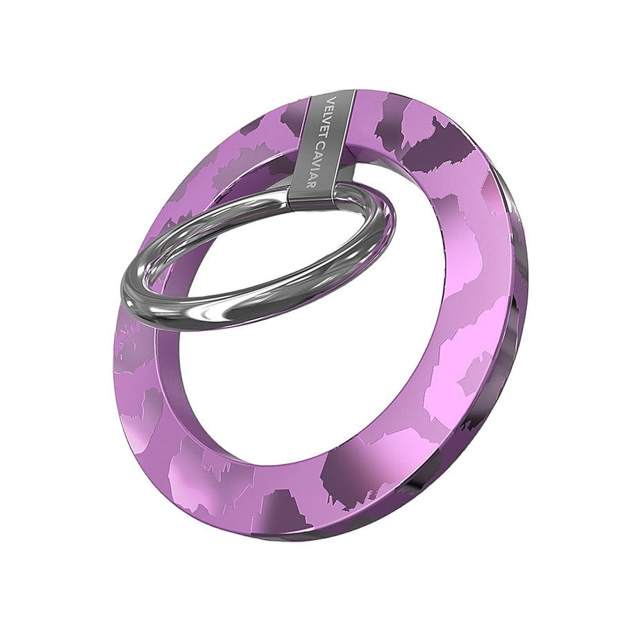 Velvet Caviar - MagSafe Grip Ring for Most Cell Phones - Amethyst Leopard_0