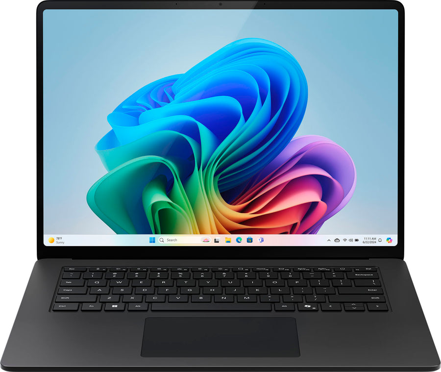 Microsoft - Surface Laptop – Copilot+ PC – 15" Touch–Screen – Snapdragon X Elite – 16GB Memory – 512GB SSD (7th Edition) - Graphite_0