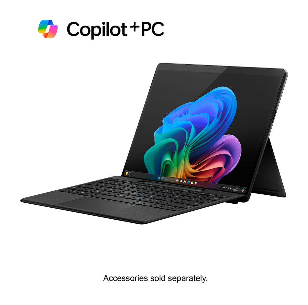 Microsoft - Surface Pro – Copilot+ PC – 13” OLED – Snapdragon X Elite – 16GB Memory – 1TB SSD – Device Only (11th Edition) - Black_1