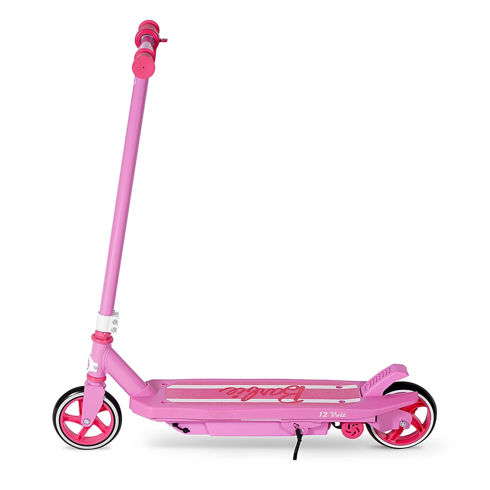 Hyper - BARBIE 12 Volt Jammer, Kids Electric Scooter w/ 8 Mile Range & 10 mph Max Speed - Pink_1