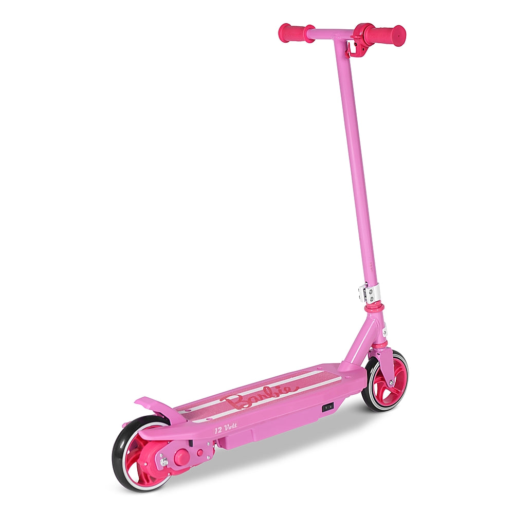 Hyper - BARBIE 12 Volt Jammer, Kids Electric Scooter w/ 8 Mile Range & 10 mph Max Speed - Pink_2