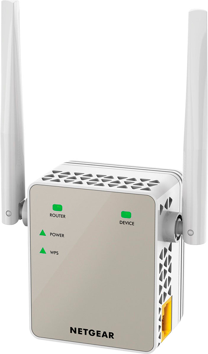 NETGEAR - Essentials Edition AC1200 Dual-Band Wi-Fi 5 Wall Plug Range Extender - White_0