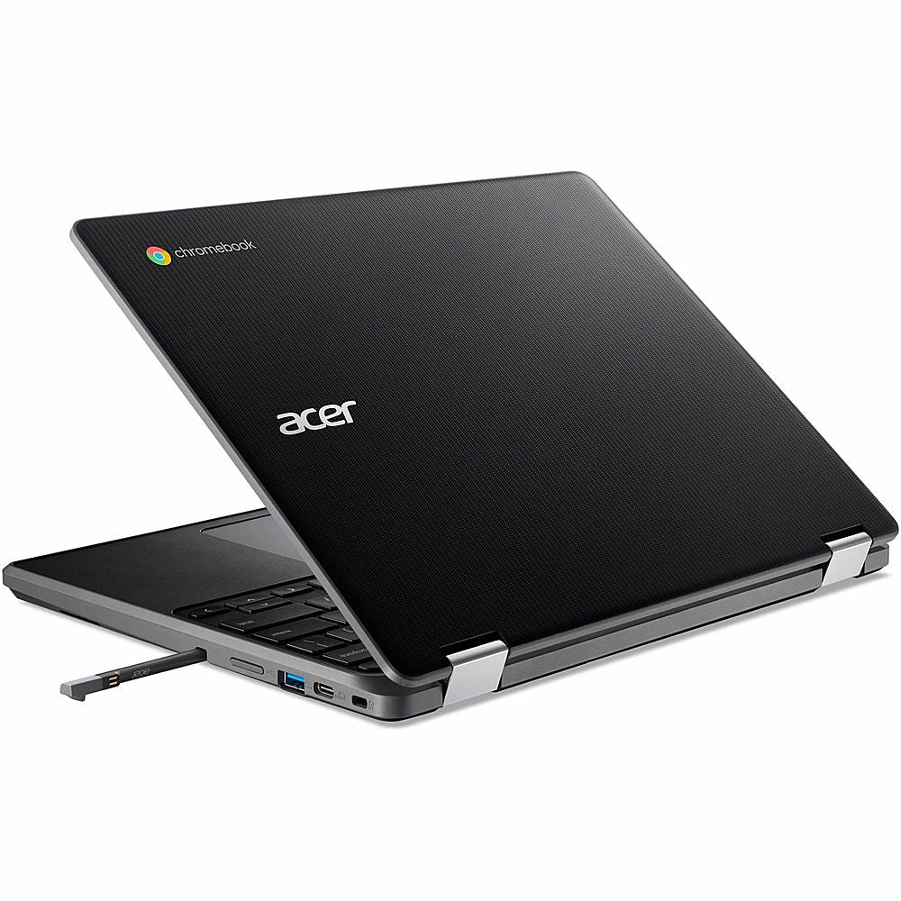 Acer - Chromebook Spin 512 R856TN 2-in-1 12" Touch Screen Laptop - Intel with 8GB Memory - 64 GB eMMC - Shale Black, Black_1