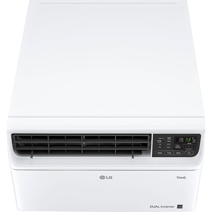 LG - 8,500 BTU High Efficiency Dual Inverter Window Air Conditioner with Wi-Fi and LCD Remote, 115V - White_1