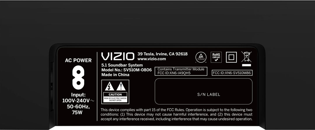 VIZIO 5.1 Soundbar, Wireless Subwoofer, Surround Sound w/ Dolby Atmos and DTS:X - Black_14