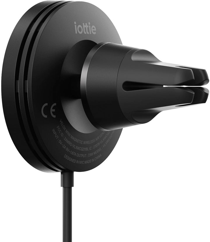 iOttie - Velox Qi2 Wireless Air Vent Mount - Carbon Black_5