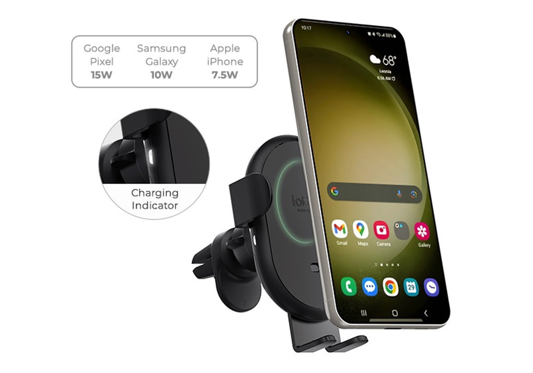 iOttie - Auto Sense 2 Wireless Air Vent Car Mount - Black_6