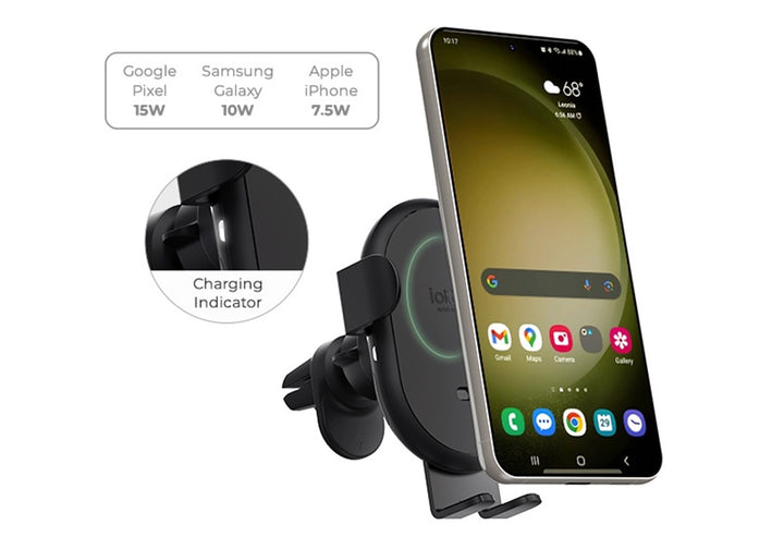 iOttie - Auto Sense 2 Wireless Air Vent Car Mount - Black_6