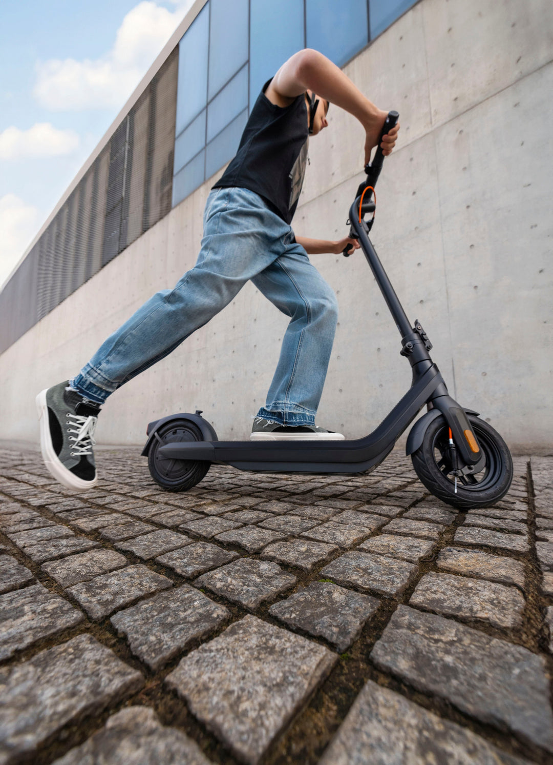 Segway - Ninebot E2 Pro Electric Scooter w/16.8 miles Max Operating Range & 15.5 mph Max Speed - Black_9