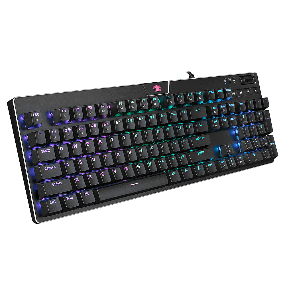 iBUYPOWER MEK 4 - Full-size Wired RGB Mechanical Tactile Brown Switch Gaming Keyboard with Custom Lighting - Black_6