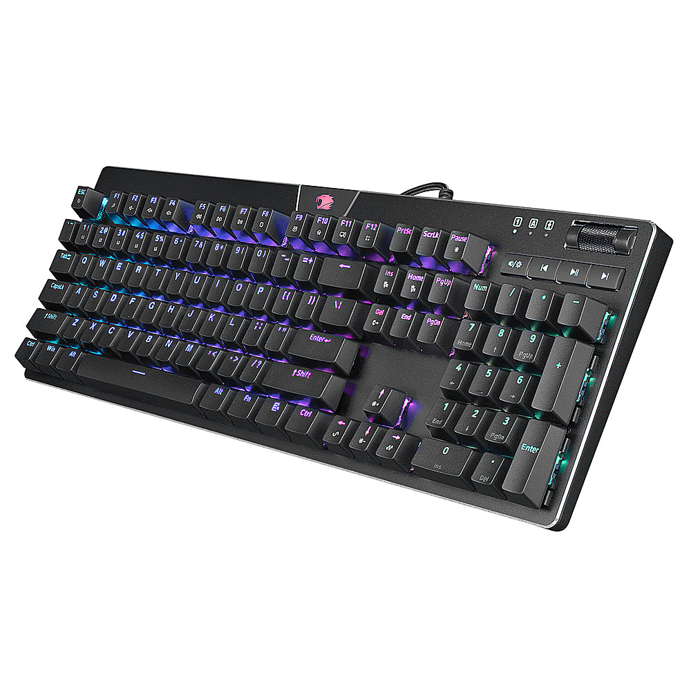 iBUYPOWER MEK 4 - Full-size Wired RGB Mechanical Tactile Brown Switch Gaming Keyboard with Custom Lighting - Black_7