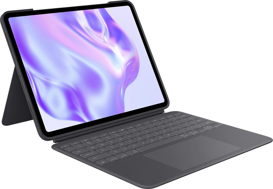 Logitech - Combo Touch for iPad Pro 13” Keyboard Case with Detachable Backlit Keyboard with Kickstand - Graphite_0
