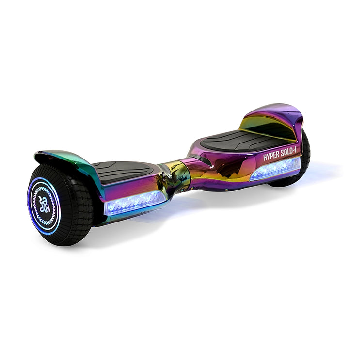 Hyper - 37 Volt LED Solo-1, Jet Fuel Hoverboard w/ 5 Mi Max Range & 6 mph Max Speed - Multi Color_3