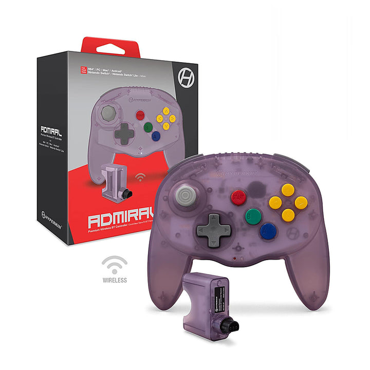 Hyperkin - Admiral - Bluetooth Controller for N64/Nintendo Switch/Nintendo Switch Lite/PC/Mac/Android - Amethyst Purple_2