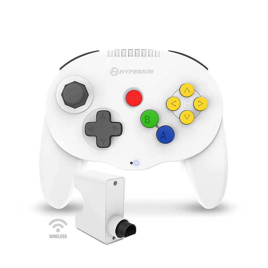Hyperkin - Admiral - Bluetooth Controller for N64/Nintendo Switch/Nintendo Switch Lite/PC/Mac/Android - White_0