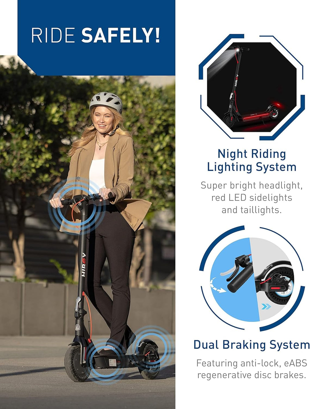 HiBoy - KS4 Pro Foldable Electric Scooter w/ 25 mi Max Operating Range & 19 mph Max Speed - Black_4