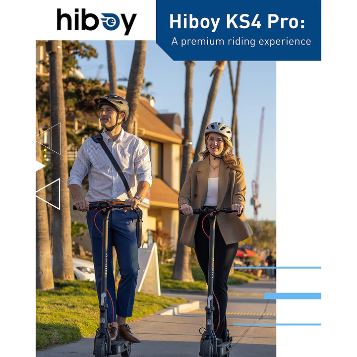 HiBoy - KS4 Pro Foldable Electric Scooter w/ 25 mi Max Operating Range & 19 mph Max Speed - Black_9