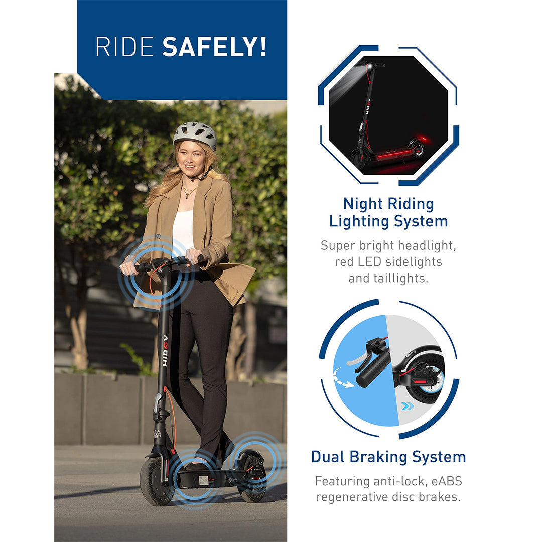 HiBoy - KS4 Pro Foldable Electric Scooter w/ 25 mi Max Operating Range & 19 mph Max Speed - Black_11