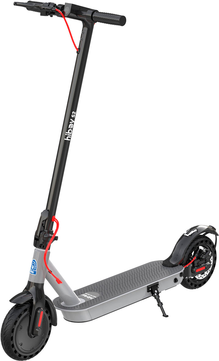 HiBoy - S2 Foldable Electric Scooter w/ 17 mi Max Operating Range & 19 mph Max Speed - Grey_12