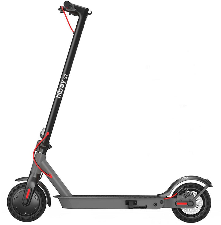 HiBoy - S2 Foldable Electric Scooter w/ 17 mi Max Operating Range & 19 mph Max Speed - Grey_0