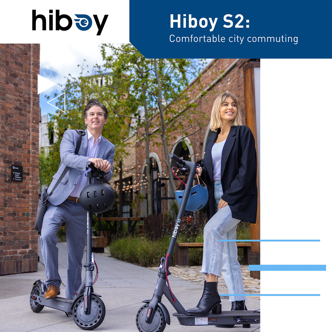 HiBoy - S2 Foldable Electric Scooter w/ 17 mi Max Operating Range & 19 mph Max Speed - Grey_10