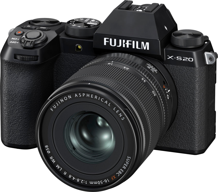 Fujifilm - X-S20 Body, Black with XF16-50mmF2.8-4.8 R LM WR - Black_0