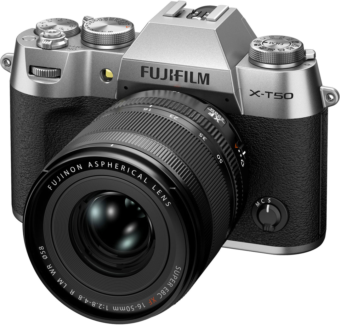 Fujifilm - X-T50 Body, Silver with XF16-50MMF2.8-4.8 R LM WR Lens Kit - Silver_14