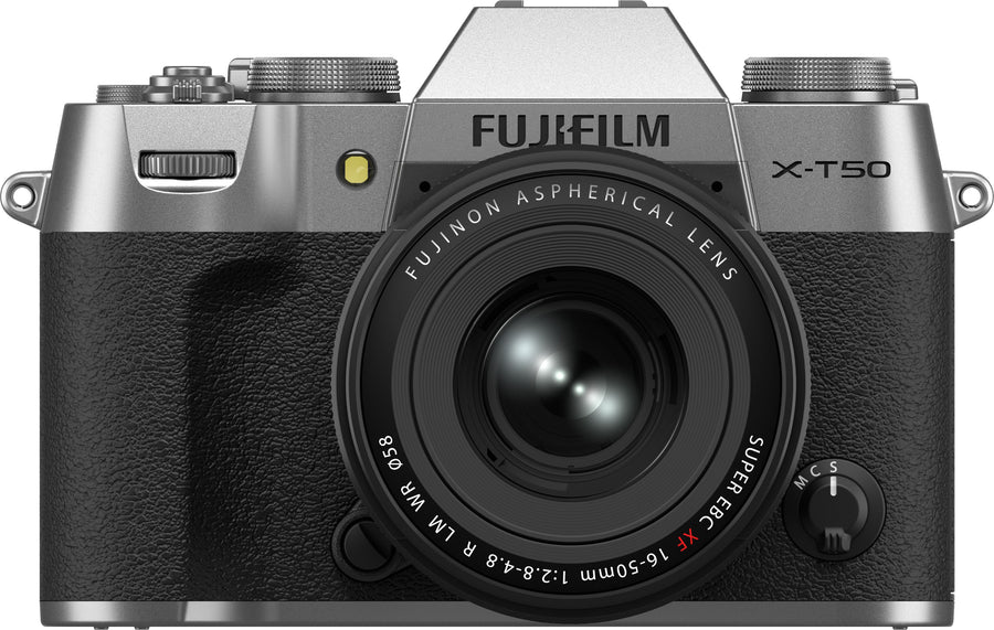 Fujifilm - X-T50 Body, Silver with XF16-50MMF2.8-4.8 R LM WR Lens Kit - Silver_0
