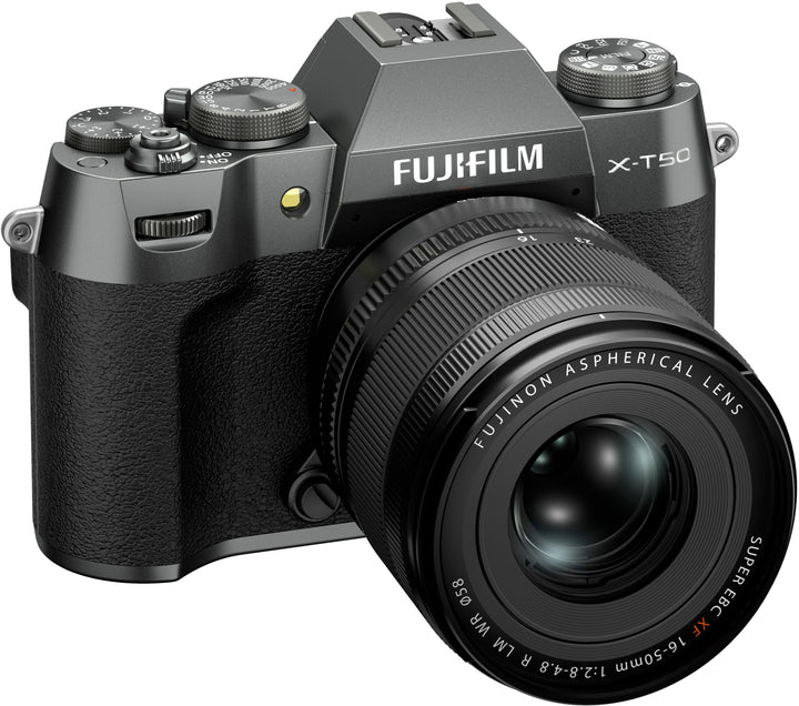 Fujifilm - X-T50 Body, Charcoal Silver with XF16-50MMF2.8-4.8 R LM WR Lens Kit - Charcoal Silver_13