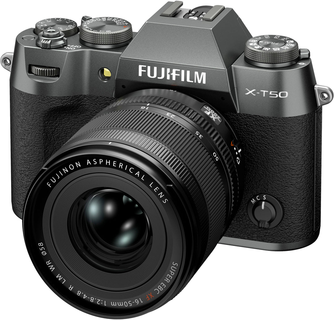 Fujifilm - X-T50 Body, Charcoal Silver with XF16-50MMF2.8-4.8 R LM WR Lens Kit - Charcoal Silver_12