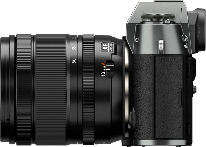 Fujifilm - X-T50 Body, Charcoal Silver with XF16-50MMF2.8-4.8 R LM WR Lens Kit - Charcoal Silver_3