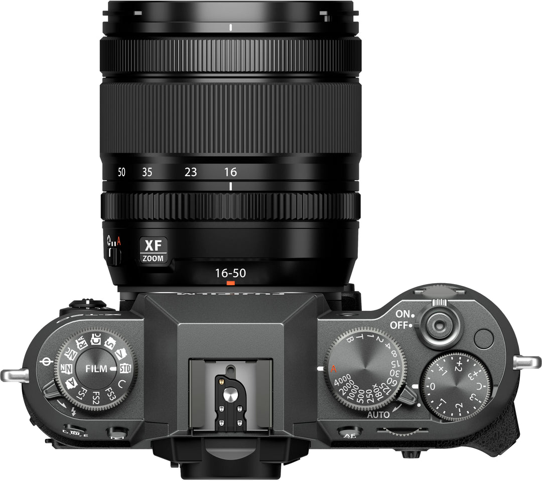 Fujifilm - X-T50 Body, Charcoal Silver with XF16-50MMF2.8-4.8 R LM WR Lens Kit - Charcoal Silver_4
