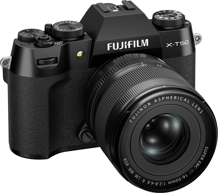 Fujifilm - X-T50 Body, Black with XF16-50MMF2.8-4.8 R LM WR Lens Kit - Black_16